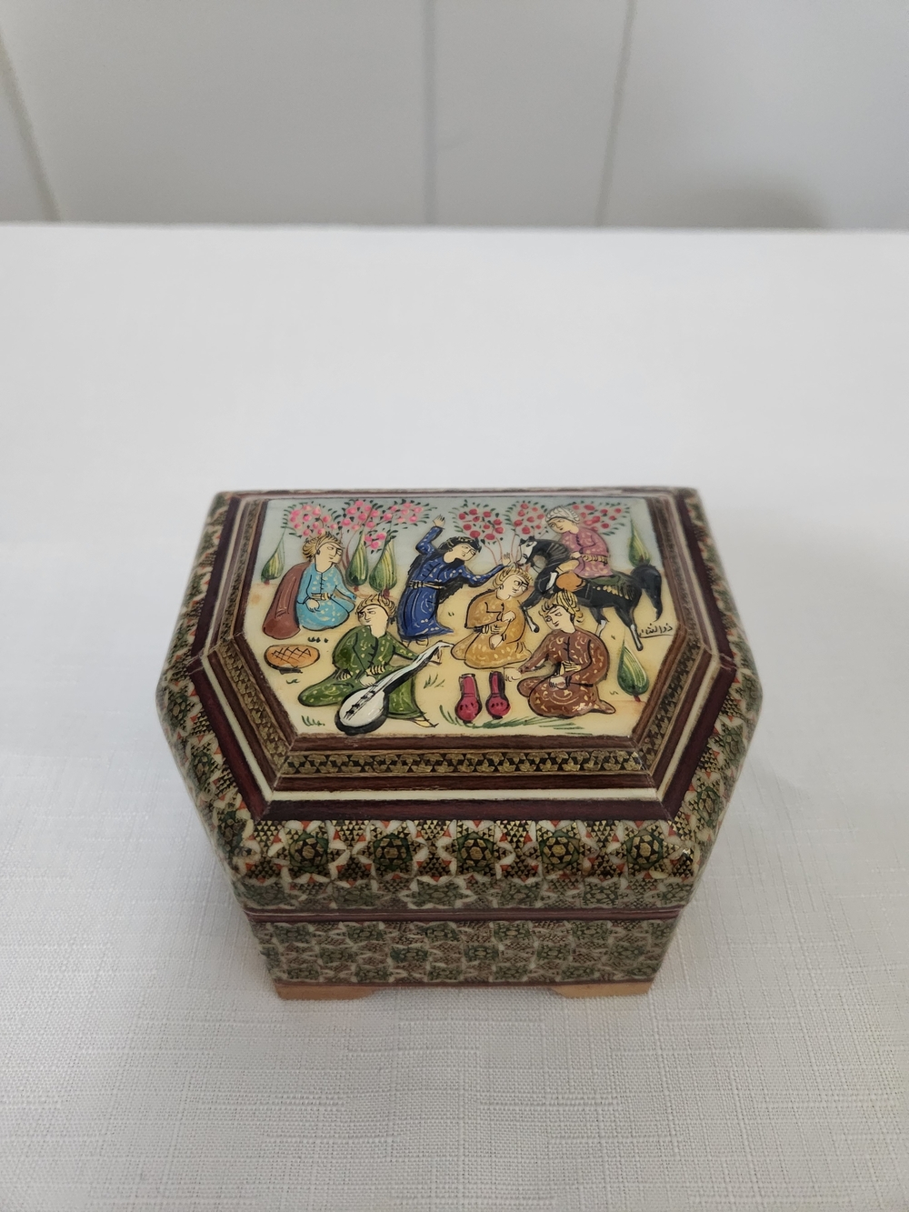 Khatam Persian Trinket Box.